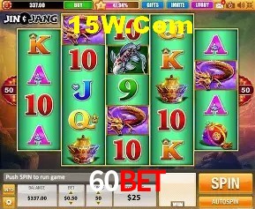 Jackpots e promoções na 60Bet
